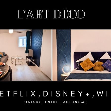 L'Art Deco 3 Etoiles Wifi, Netflix, Disney, Coeur De Bastide Villefranche-de-Rouergue Exteriör bild